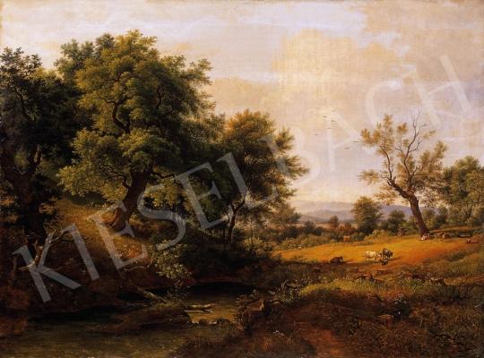 Unknown Austrian painter, about 1835 - Couple on the Clearing | 6th Auction auction / 21 Lot