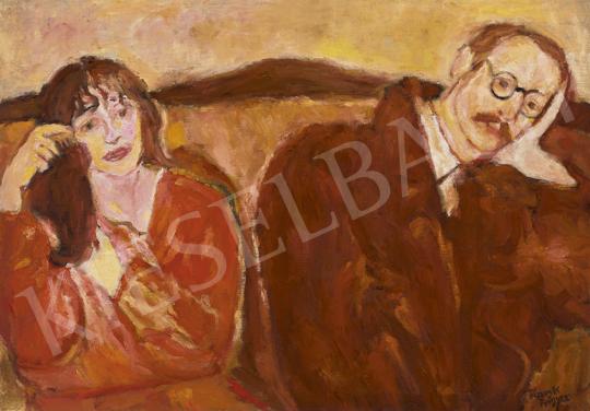 For sale  Frank, Frigyes - Together (Self Portrait with Hair Combing Mimi), 1935 's painting