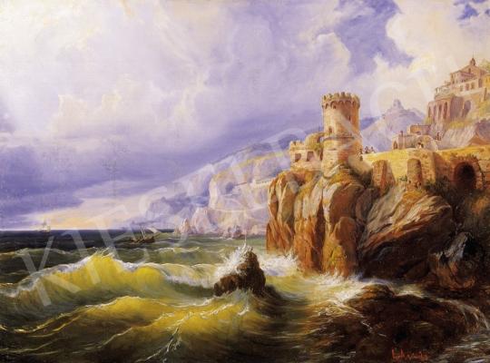  Agricola, Eduard - Italian Seashore with a Castle | 6th Auction auction / 23 Lot