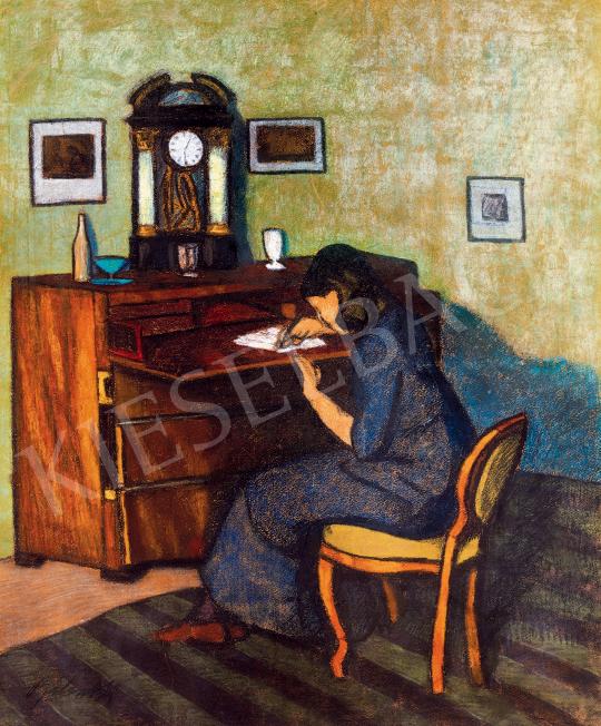 For sale  Bálint, Rezső - Woman Writing Letter (Afternoon Lights in the Room), 1910s 's painting