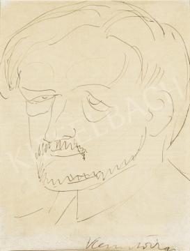  Kernstok, Károly - Selfportrait painting