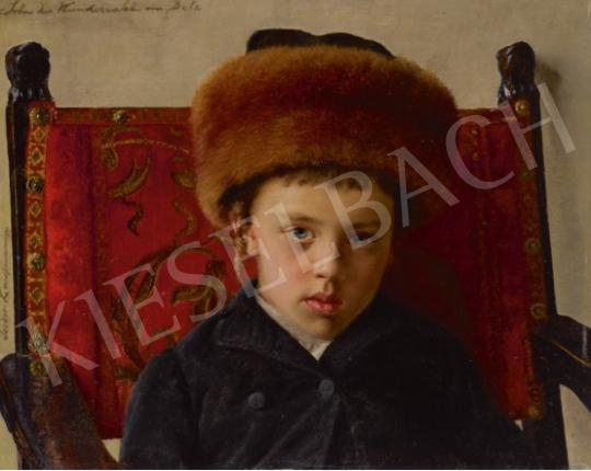  Kaufmann Izidor - A belzi rabbi fia festménye