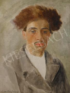  Kaufmann Izidor - Tanulmány a haszid férfiról festménye