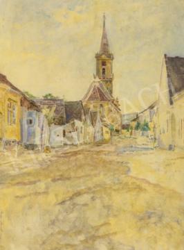  Kaufmann, Izidor - View of small Village painting
