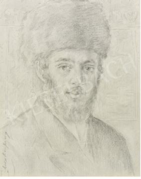  Kaufmann Izidor - A fiatal rabbi festménye