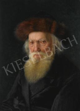  Kaufmann, Izidor - Portrait of a Rabbi painting