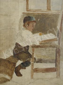  Kaufmann, Izidor - Study of a Boy painting