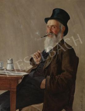  Kaufmann, Izidor - Portrait of a Man painting