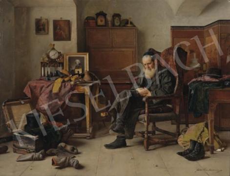  Kaufmann, Izidor - The Antiquarian, 1880's painting