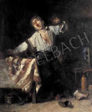  Munkácsy, Mihály - The Lazy Apprentice, 1869 painting