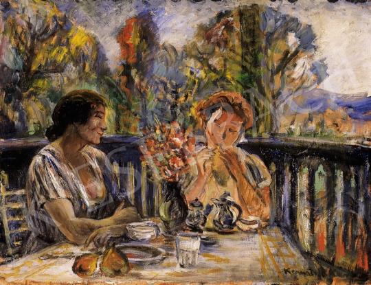  Kernstok, Károly - Tea at the Terrace | 6th Auction auction / 36 Lot