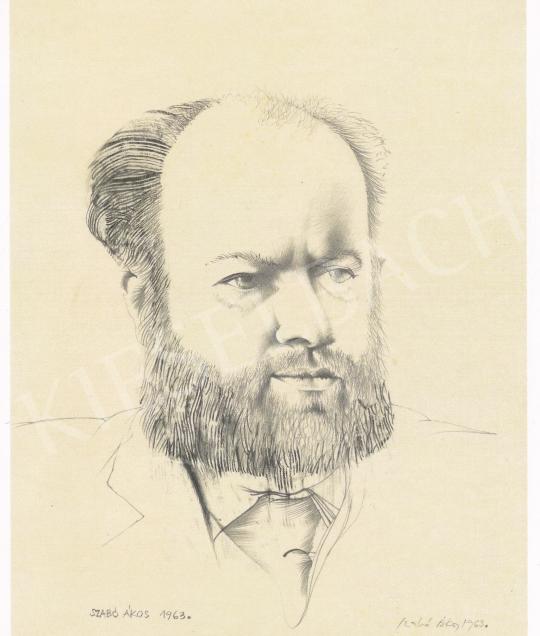  Szabó Ákos - Schéner Mihály portréja, 1963 festménye