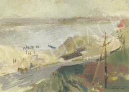  Szabó Ákos - A Duna Dunaújvárosnál, 1955 