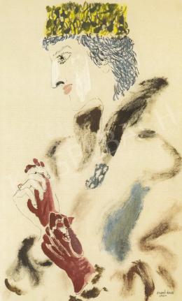  Szabó Ákos - Nő kesztyűben, 1958 