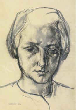  Szabó Ákos - Fiú portré, 1957 