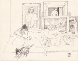 Orosz, János - Siesta before the Paintings, 1980 