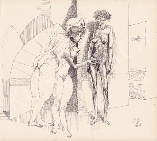 For sale Orosz, János - Temptation, 1981 's painting