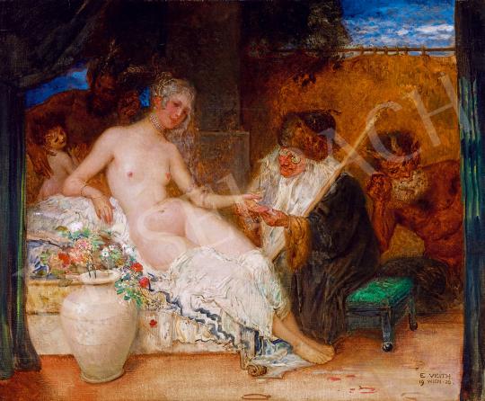 For sale  Veith, Eduard - Young Beauty and the Fortune-teller 's painting