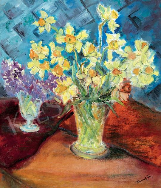 For sale Körmendi-Frim, Ervin - Still-Life with Narcissi, c. 1930 's painting