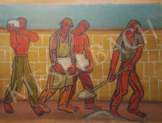 For sale  Vén, Emil - Builders, 1947 's painting