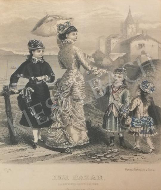 For sale Unknown artist - 19th century fashion (Der Bazar II.) 's painting