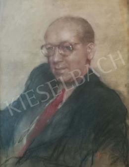  Fried, Pál - Litterateur (Red Tie), 1940 