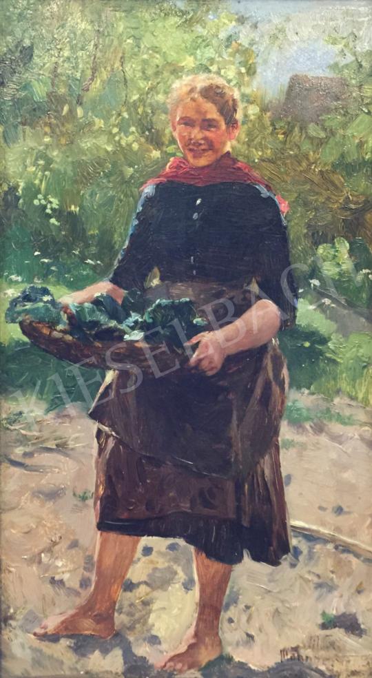 For sale  Magyar Mannheimer, Gusztáv - Salad picking 's painting