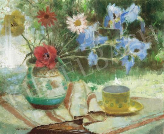  Kontuly, Béla - Flower Still Life painting