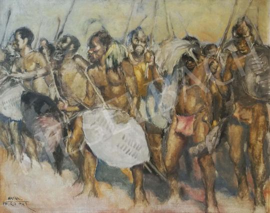  Fried, Pál - Native Warriors painting