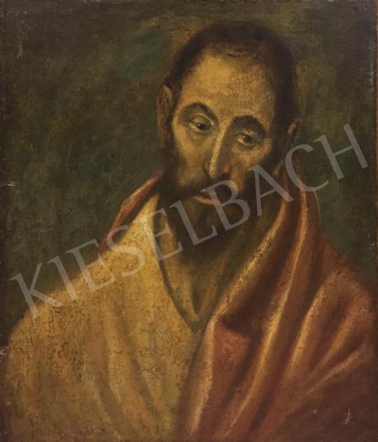  Ismeretlen 19. századi festő El Greco után - Szerzetes festménye