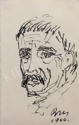  Borsos, Miklós - Self-Portrait, 1966 