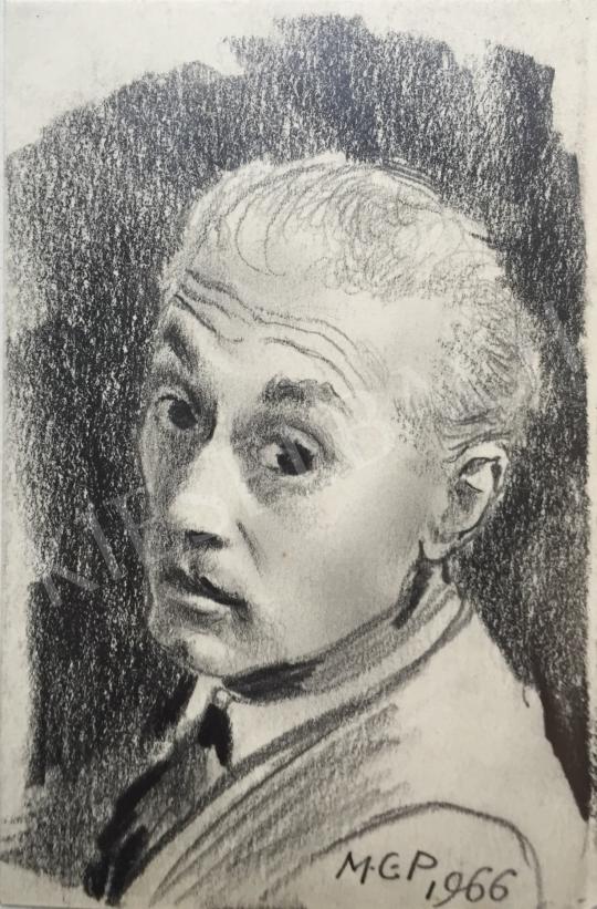  Molnár C., Pál - Self-Portrait, 1966 painting