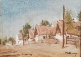  Rudnay, Gyula - Village Street Scene 