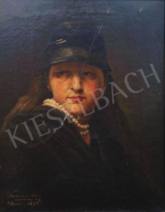 For sale Kubányi, Lajos, - Woman Painter, 1882 's painting