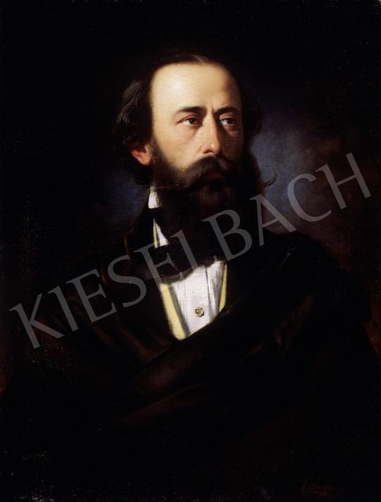 Borsos, József - Male Portrait, 1856 | 6th Auction auction / 111 Lot
