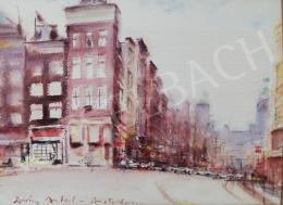 Diósy, Antal (Dióssy Antal) - Street Corner in Amsterdam 