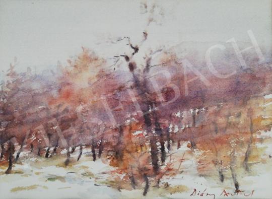 Diósy, Antal (Dióssy Antal) - Winter Landscape painting