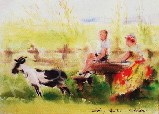 For sale Diósy, Antal (Dióssy Antal) - Picnic in the Open-Air 's painting