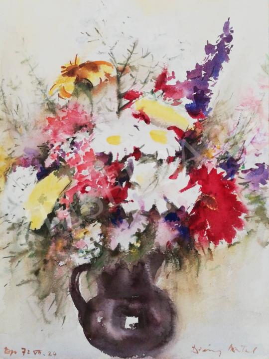 For sale Diósy, Antal (Dióssy Antal) - The Birthday Bouquet, 1972 's painting