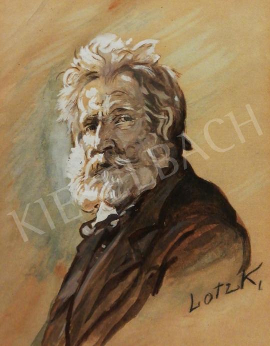  Lotz, Károly - Self Portrait painting