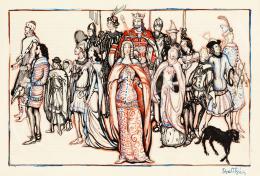  Batthyány Gyula - Nagy Lajos király (1326-1382) udvara 