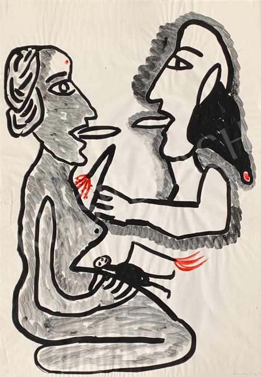  feLugossy, László - Song Lesson, 1990 painting