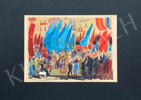 For sale  Hincz, Gyula - Parade with Flags 's painting