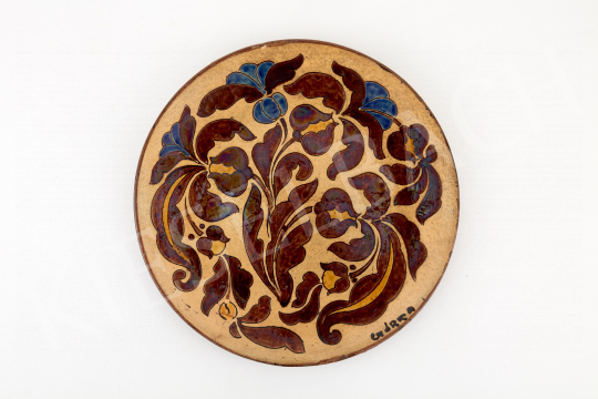  Gorka, Géza - Vase with in relief flower motifs, 1927 painting