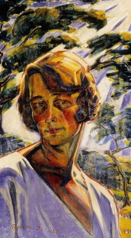 Raidl Ida - Női portré fénysugarakkal 