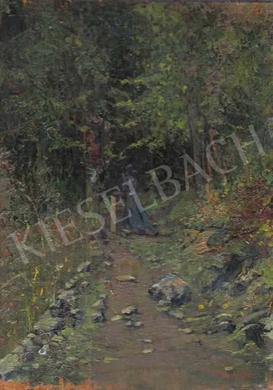 Eladó Basch Árpád - Fohász az erdőben festménye