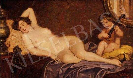 Éder, Gyula - Nude with Puttos | 6th Auction auction / 163 Lot