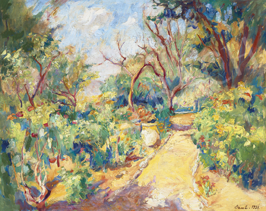 Vass, Elemér - Sunlit French Grove (Summer in Provence), 1931 | 64st Autumn Auction auction / 4 Lot