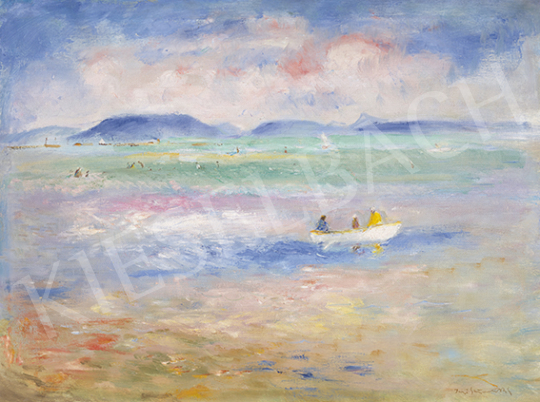  Iványi Grünwald, Béla - Lake Balaton (Summer, Boating, Badacsony) | 64st Autumn Auction auction / 18 Lot