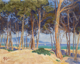  Strémi József - Francia tengerpart (Cote d' Azur), 1938 